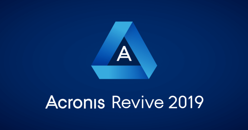 Acronis Revive 2019