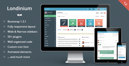 Londinium Responsive Bootstrap 3 Admin Template