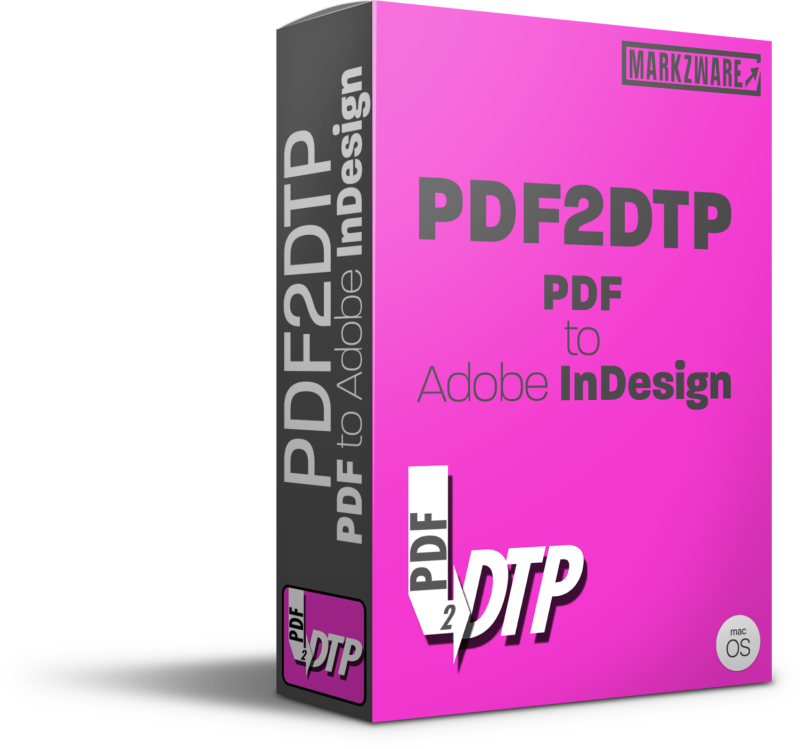 PDF2DTP (PDF to InDesign)